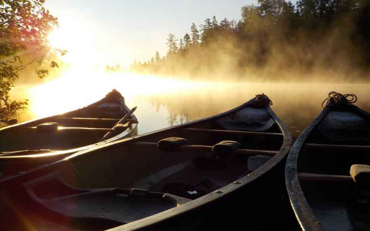 maine canoeing adventure for teens